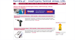 Desktop Screenshot of fanlidla.pl